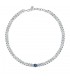 Collana Chiara Ferragni Donna Chain 33-7 cm Zirconi Silver Blue J19AUW22