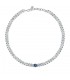 Collana Chiara Ferragni Donna Chain 33-7 cm Zirconi Silver Blue J19AUW22