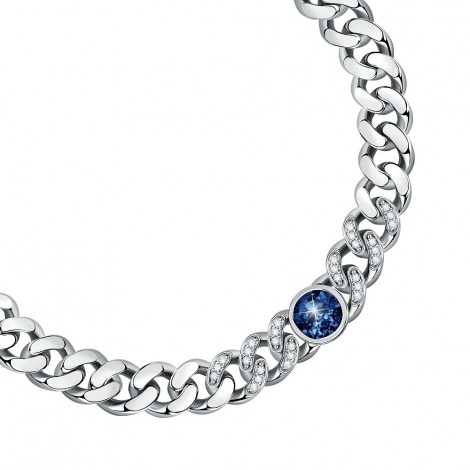 Bracciale Chiara Ferragni Donna Chain 160-30 mm Zirconi Silver Blue J19AUW23