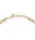 Collana Chiara Ferragni Donna Chain 38-4 cm Zirconi Placcata Oro Giallo 18 Kt Silver Green J19AUW29