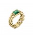 Anello Chiara Ferragni Donna Chain Placcato Oro Giallo 18 Kt Green J19AUW35012