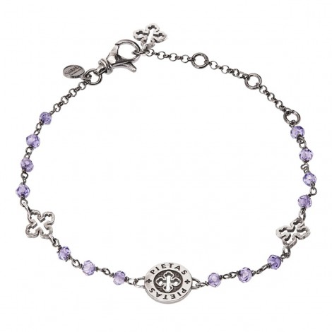 Bracciale Donna Tuum Settedoni Pietas Salomite Viola BRDNP09VA0