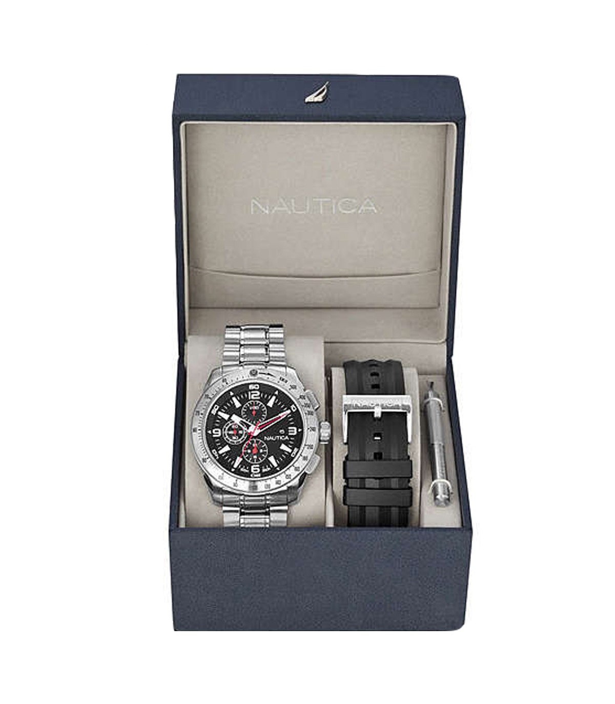 Orologio Cronografo Multifunzione Uomo Nautica Acciaio A25015G MiRaggi