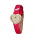 Orologio Chiara Ferragni Solo Tempo Donna Heart Capsule 30x30 mm Gold Acciaio Cristalli Rosso Pelle R1951105501