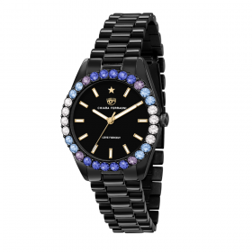 Orologio Chiara Ferragni Solo Tempo Donna Everyday 34 mm Acciaio Cristalli Blue Black White R1953100502