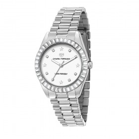 Orologio Chiara Ferragni Solo Tempo Donna Everyday 34 mm Silver Acciaio Cristalli White R1953100505