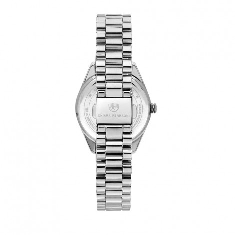 Orologio Chiara Ferragni Solo Tempo Donna Everyday 34 mm Silver Acciaio Cristalli White R1953100505