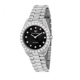 Orologio Chiara Ferragni Solo Tempo Donna Everyday 32 mm Silver Acciaio Cristalli Black  R1953100510
