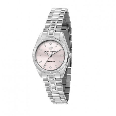 Orologio Chiara Ferragni Solo Tempo Donna Everyday 28 mm Silver Acciaio Cristalli Rose R1953100520