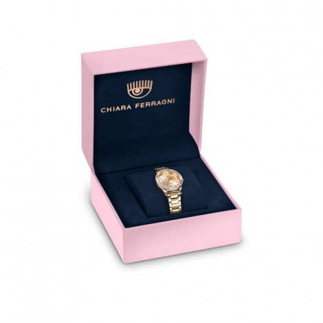 Orologio Chiara Ferragni Solo Tempo Donna Contemporary 32 mm Acciaio Gold White R1953102501