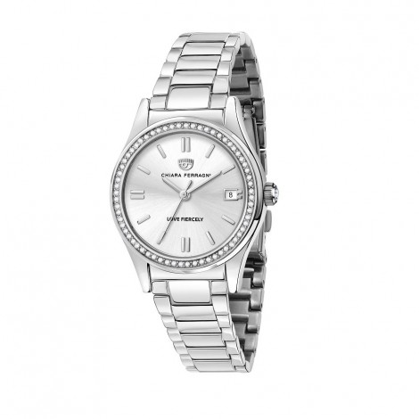 Orologio Chiara Ferragni Donna Contemporary 32 mm Acciaio Silver White R1953102505