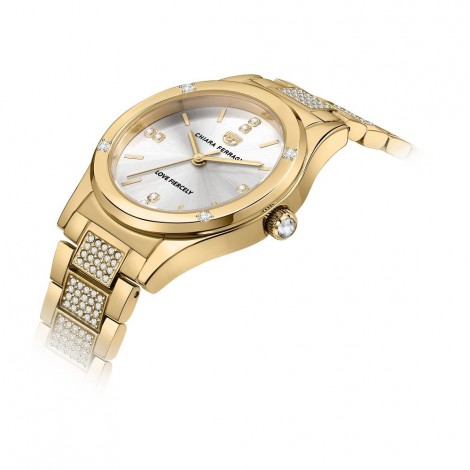 Orologio Chiara Ferragni Solo Tempo Donna Contemporary 32 mm Acciaio Gold White R1953102506