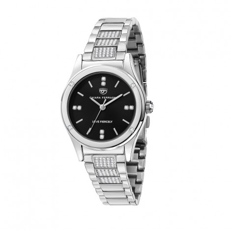 Orologio Chiara Ferragni Solo Tempo Donna Contemporary 32 mm Acciaio Silver Black R1953102507