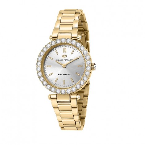 Orologio Chiara Ferragni Solo Tempo Donna Lady Like 36 mm Acciaio Gold Silver R1953103501