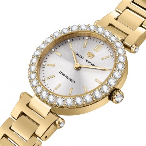 Orologio Chiara Ferragni Solo Tempo Donna Lady Like 36 mm Acciaio Gold Silver R1953103501