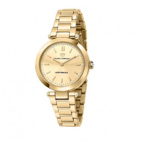 Orologio Chiara Ferragni Solo Tempo Donna Lady Like 36 mm Acciaio Gold  R1953103504