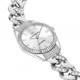 Orologio Chiara Ferragni Solo Tempo Donna Chain Capsule 34 mm Acciaio Silver R1953104502