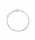 Bracciale Dodo Mini Granelli Argento