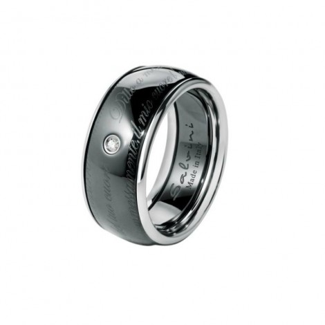 Anello Donna Salvini Frammenti d'Autore Ceramica Nera 20067982