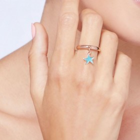 Ciondolo Dodo Stellina Oro Rosa 9Kt Turchese DMB7002STARSTTR9R