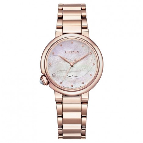 Orologio Solo Tempo Donna Citizen Lady Acciaio Madreperla Rosa EM0912-84Y