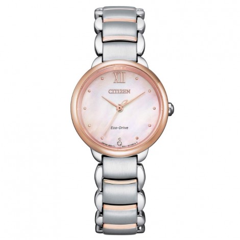 Orologio Solo Tempo Donna Citizen Lady Acciaio Madreperla Rosa EM0924-85Y