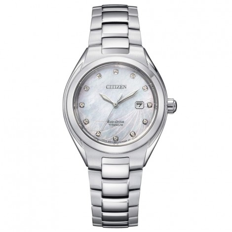 Orologio Solo Tempo Donna Citizen Lady Super Titanio Madreperla EW2611-87D