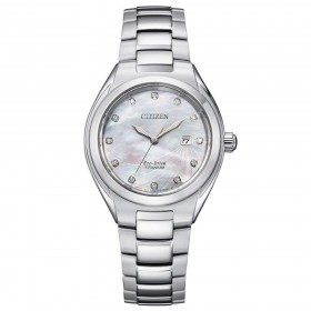 Orologio Solo Tempo Donna Citizen Lady Super Titanio Madreperla  EW2611-87Y