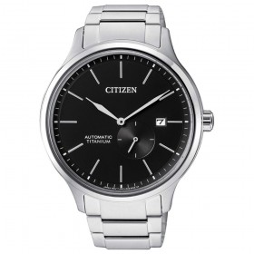 Orologio Uomo Citizen Automatico Super Titanio Silver Nero NJ0090-81E