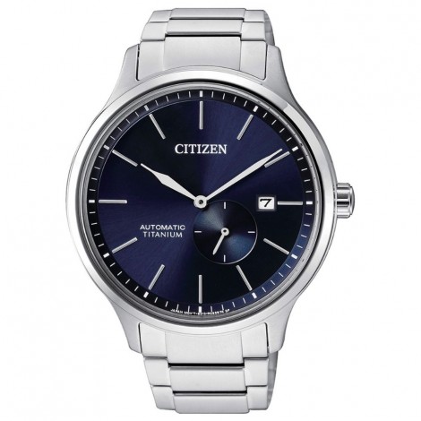 Orologio Uomo Citizen Automatico Super Titanio Silver Blu NJ0090-81L