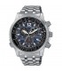 Orologio Uomo Citizen Crono Pilot Super Titanio Silver Nero CB5850-80L