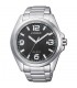 Orologio Solo Tempo Uomo Citizen Eco-Drive Acciaio Silver Nero AW1430-51E