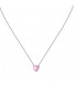 Collana Chiara Ferragni Donna Diamond Heart 38-4 cm Silver Zirconi Pink J19AUV07