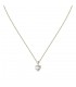 Collana Chiara Ferragni Donna Diamond Heart 38-4 cm Placcato Oro Giallo 18Kt White Zirconi J19AUV08