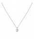 Collana Chiara Ferragni Donna Diamond Heart 38-4 cm Placcato Oro Giallo 18Kt White Zirconi J19AUV08