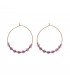 Orecchini Donna Alisia Venus Big Argento 925 Gold Ametista  AL1582