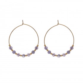 Orecchini Donna Alisia Venus Big Argento 925 Gold Tanzanite AL1582