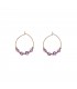 Orecchini Donna Alisia Venus Argento 925 Gold Ametista AL1583