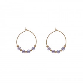 Orecchini Donna Alisia Venus Argento 925 Gold Tanzanite AL1583