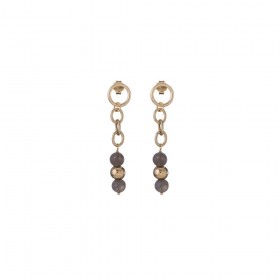 Orecchini Donna Alisia Whitney Long Argento 925 Gold Labradorite  AL2880