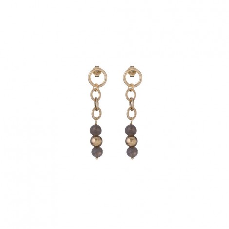 Orecchini Donna Alisia Whitney Long Argento 925 Gold Labradorite  AL2880