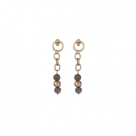 Orecchini Donna Alisia Whitney Long Argento 925 Gold Labradorite  AL2880