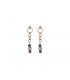 Orecchini Donna Alisia Whitney Long Argento 925 Gold Tanzanite  AL2880