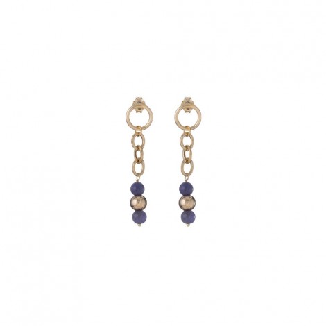 Orecchini Donna Alisia Whitney Long Argento 925 Gold Tanzanite  AL2880