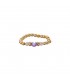 Anello Elasticizzato Donna Alisia Giselle Argento 925 Gold Ametista AL2901