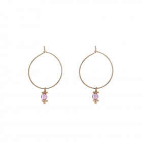 Orecchini Donna Alisia Anita Pendant Argento 925 Gold Ametista AL3059