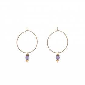 Orecchini Donna Alisia Anita Pendant Argento 925 Gold Tanzanite AL3059