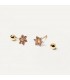 PDPAOLA Orecchini Les Petites Peony Rosa Gold AR01-284-U