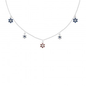 PDPAOLA Collana Les Petites Les Filles Silver CO02-237-U