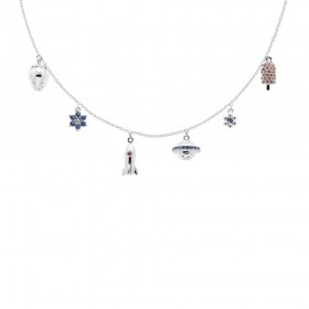 PDPAOLA Collana Les Petites Total Silver CO02-238-U